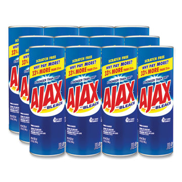 Ajax® Powder Cleanser With Bleach, 28 Oz Canister, 12-carton freeshipping - TVN Wholesale